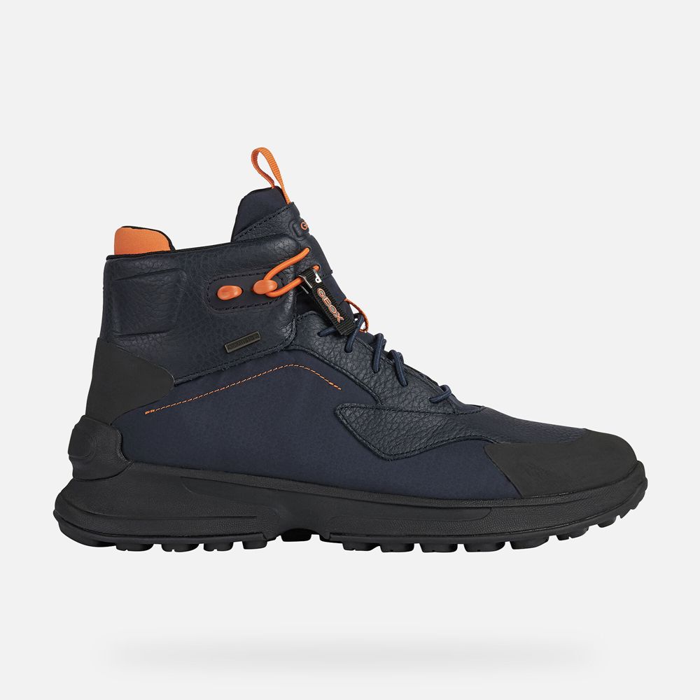 Botas Geox Homem Azul Marinho - Levita 4 X 4 Abx - JGRKI9028